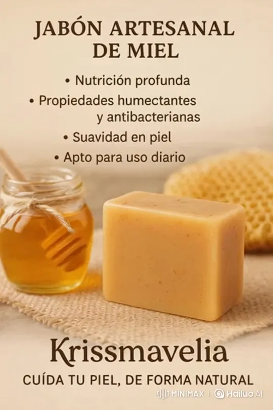 Krissmavelia Handmade Honey Soap Promo – AI Generated Video | Hailuo AI