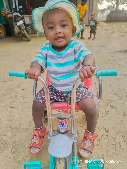 Baby's Joyful Transition from Tricycle to Rocking Horse – AI Generated Video | Hailuo AI