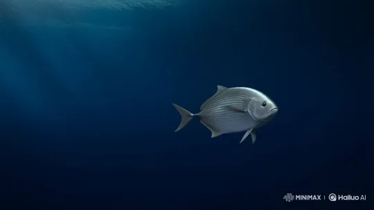 Colossal Megalodon Preys on Great White in Deep Ocean – AI Generated Video | Hailuo AI