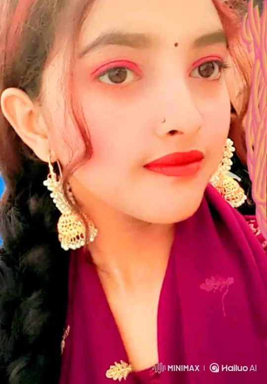 Slow Motion Portrait of a Young Woman in Vibrant Colors – AI Generated Video | Hailuo AI