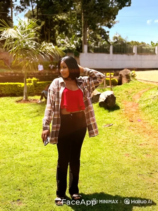 Young Woman Poses with Dynamic Camera Tracking and Zoom – AI Generated Video | Hailuo AI
