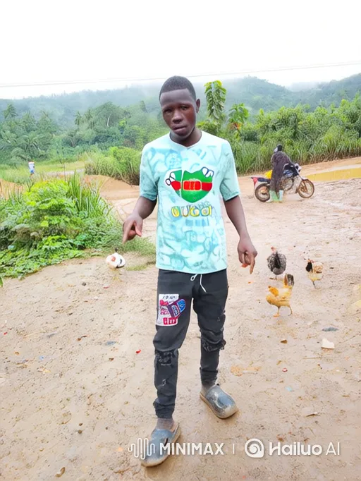 Young Man Boards Helicopter on Rural Road – AI Generated Video | Hailuo AI