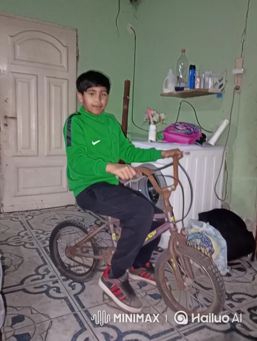 Young Boy Performing Wheelie on BMX Bike – AI Generated Video | Hailuo AI