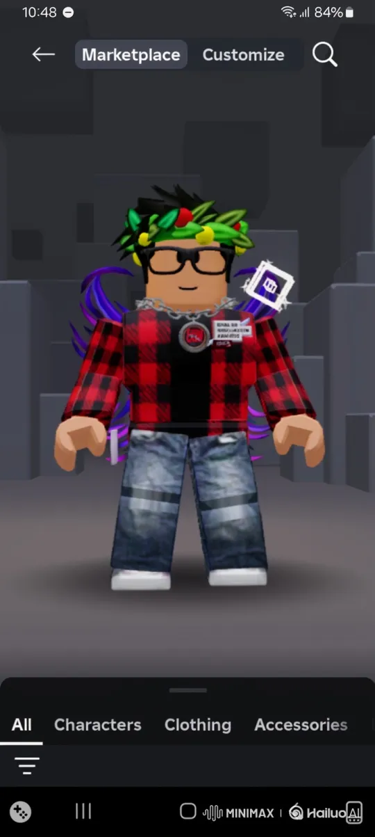 Roblox Avatar Customization and Idle Animation – AI Generated Video | Hailuo AI