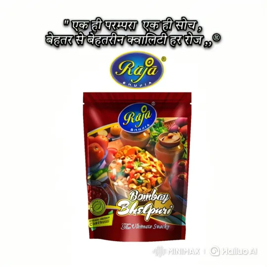 Raja Bhujia Bombay Bhelpuri: A Visual Journey of Elegance – AI Generated Video | Hailuo AI