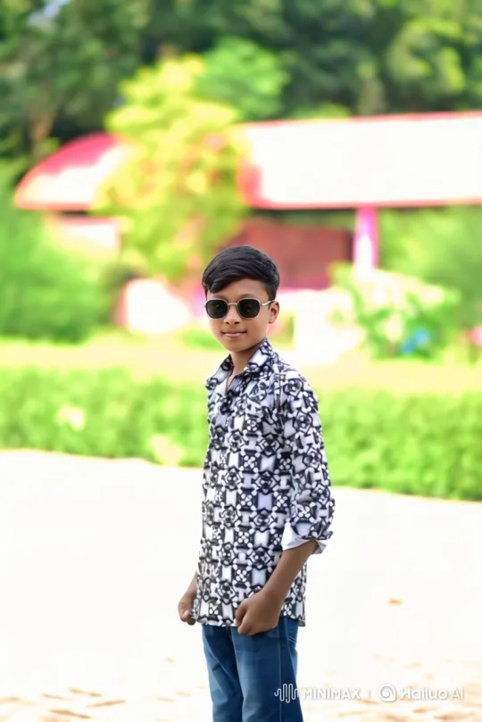 Two Youths Meet in a Golden-Hour Park Scene – AI Generated Video | Hailuo AI