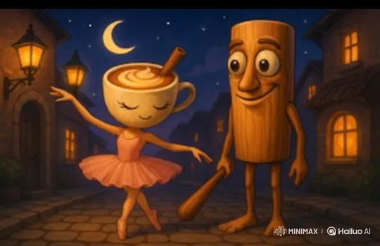 Anthropomorphic Teacup and Cinnamon Stick Perform Ballet – AI Generated Video | Hailuo AI