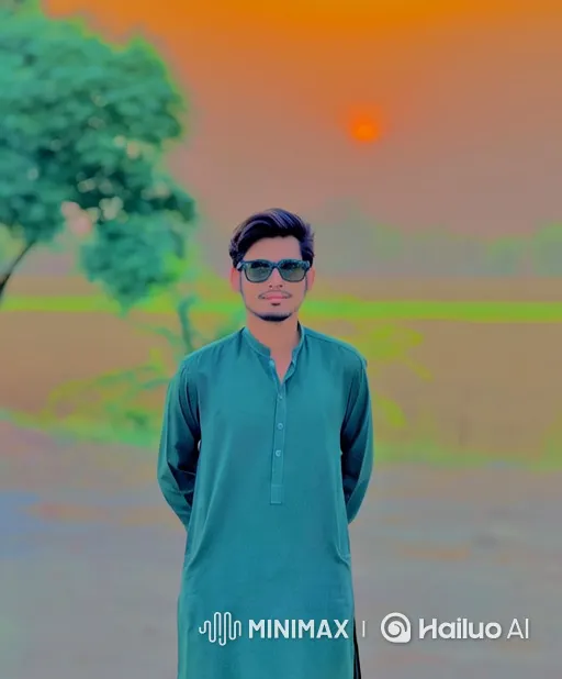 Young Man in Rural Landscape Transitioning to Driving at Sunset – AI Generated Video | Hailuo AI
